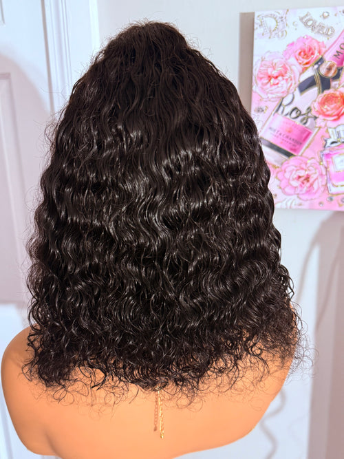 Bob wig curly 13*4, 200density