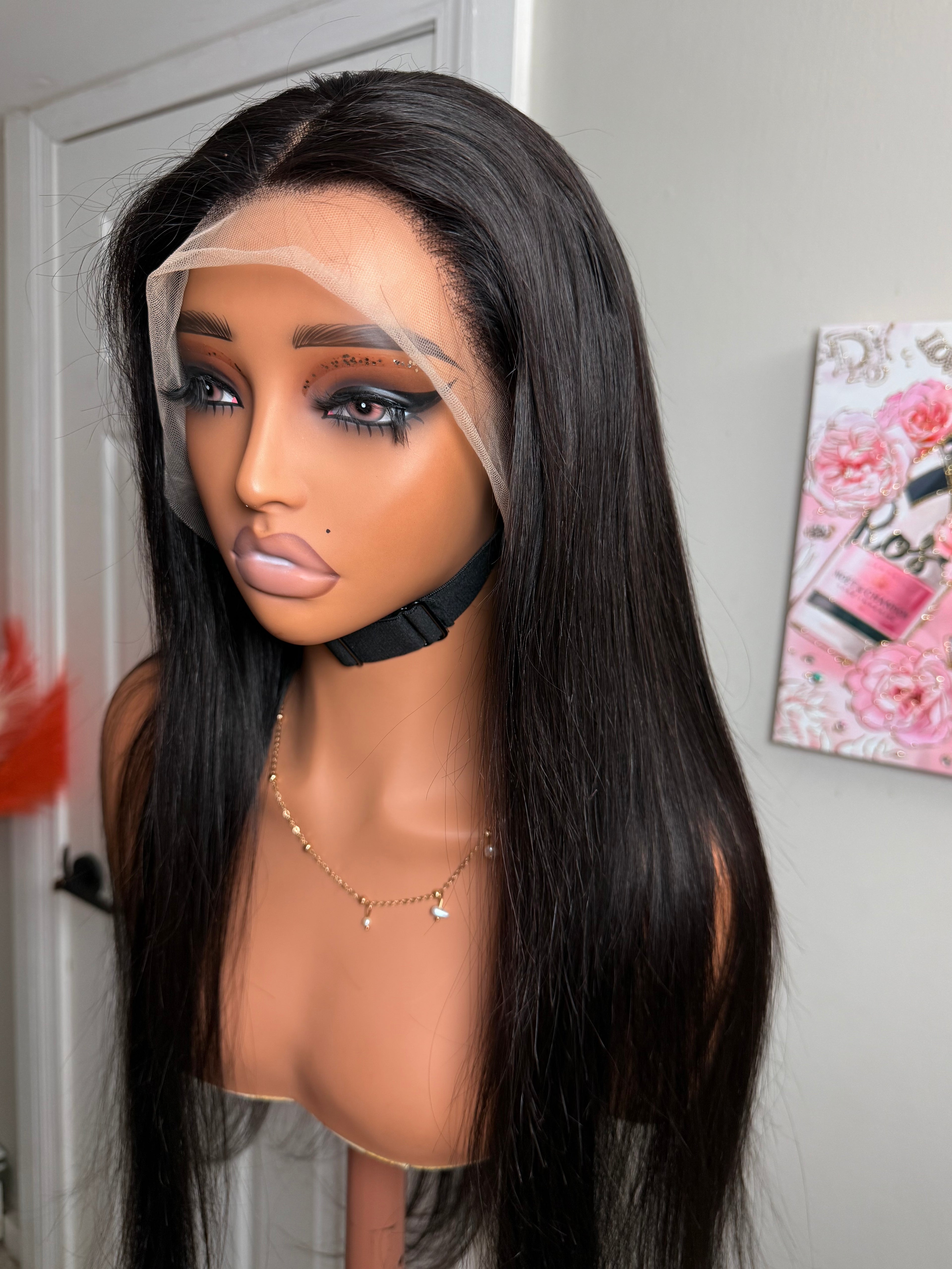 13×4 full frontal Lace Straight Wig – 200% Density