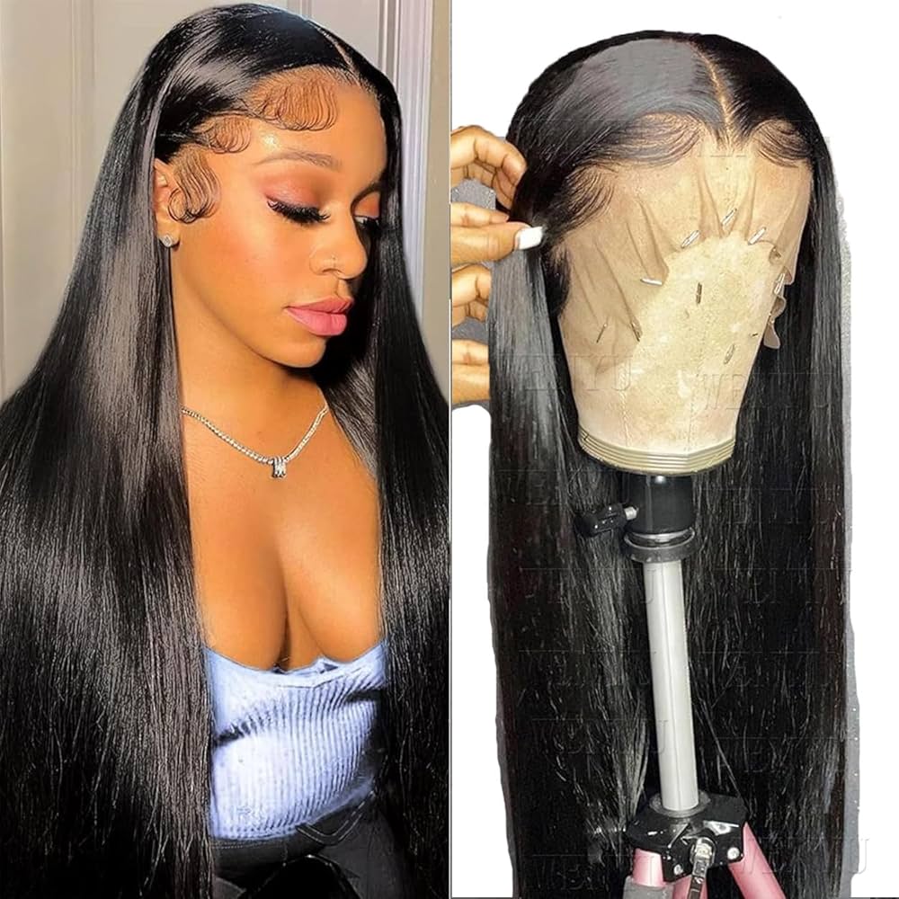 13×4 full frontal Lace Straight Wig – 200% Density
