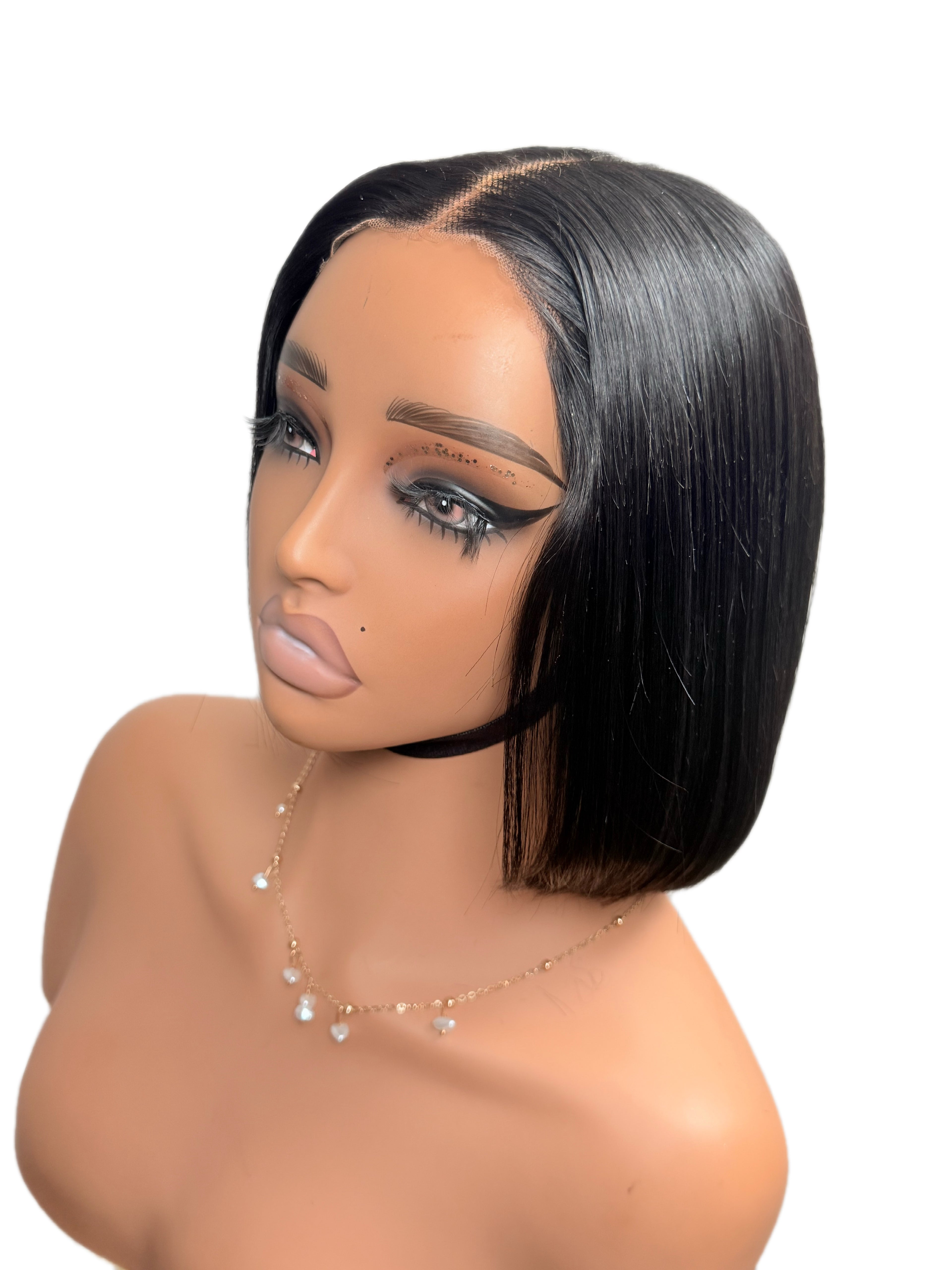 5×5 Lace Closure Bob Wig – 200% Density | 100% Human Hair