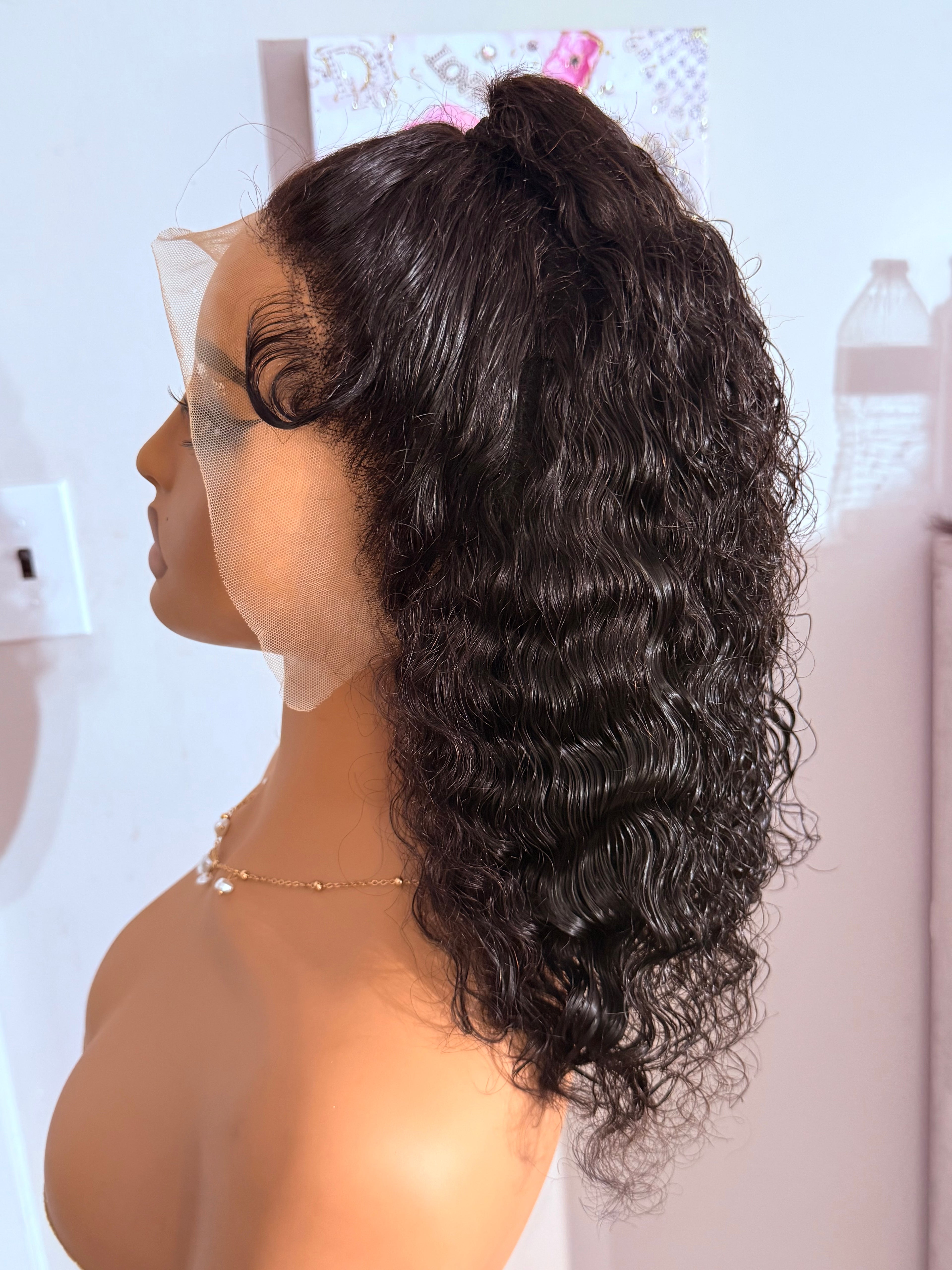 Bob wig curly 13*4, 200density