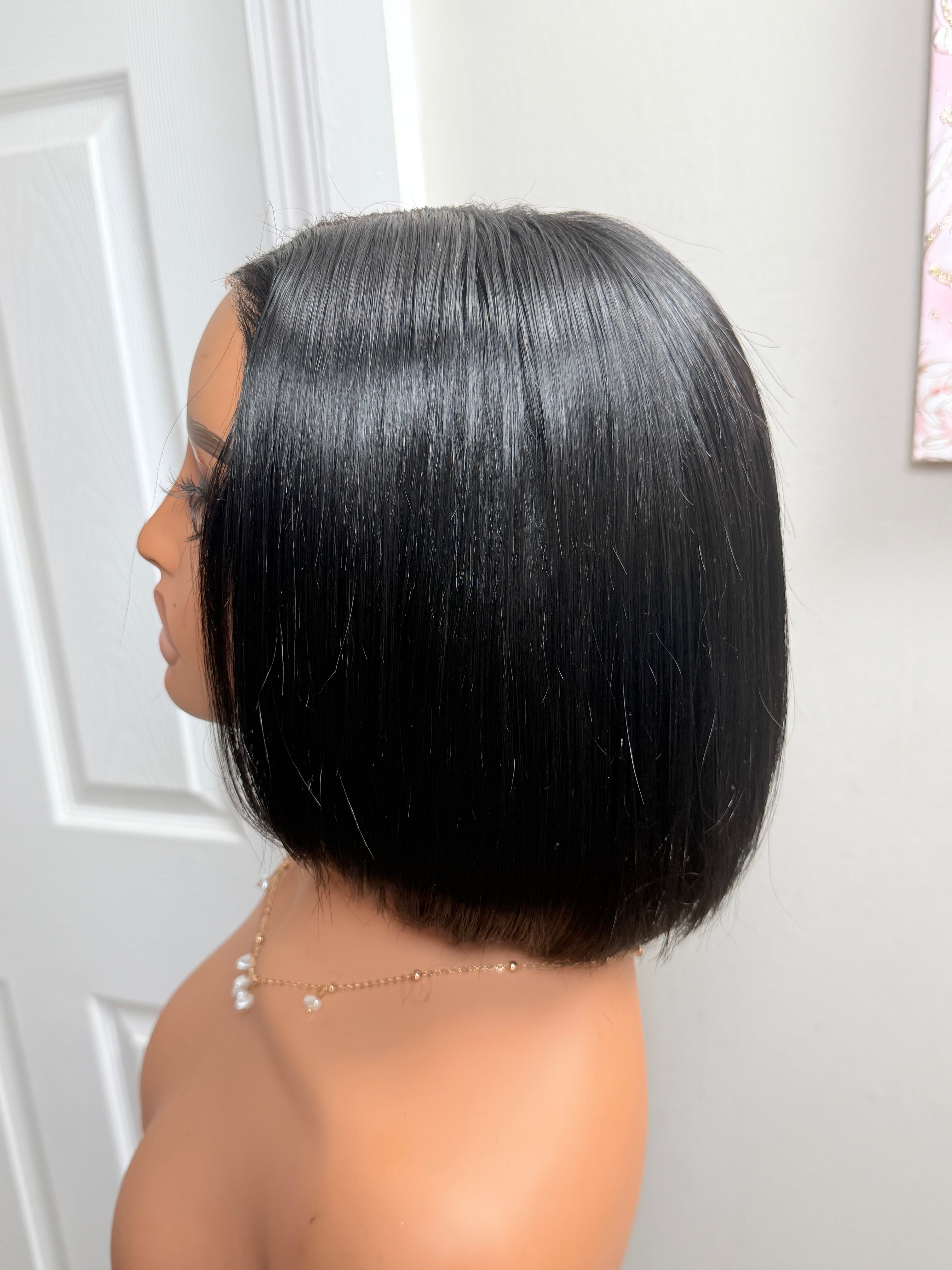 5×5 Lace Closure Bob Wig – 200% Density | 100% Human Hair